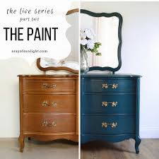 A single gallon of paint should be more than enough to redo even the largest dresser or chest of drawers. Using A Paint Sprayer To Paint A Dresser