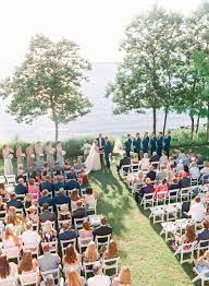 Ceremony On The Tavern Ballroom Lawn At The Chesapeake Bay Beach Club Phot Virginia Beach Wedding Chesapeake Bay Beach Club Chesapeake Bay Beach Club Wedding