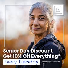 Join us for Senior Day at Lewis, happening today and every Tuesday! Seniors  aged 55 and over can enjoy a 10% discount