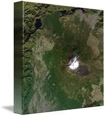 Mount Fuji Japan Satellite Image By Astrium Geo