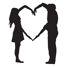 Couple Heart Shape Arms Silhouette Png Image Download As Svg Vector Eps Or Psd Get Couple Heart Shape Arms Silhouet Silhouette Art Sillouette Art Silhouette