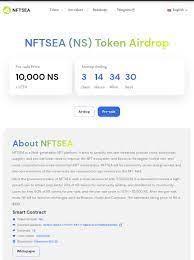 Nftsea Ns Token Airdrop How To Get Free 10ns Smilehopego