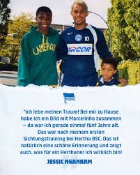 Profile page for hertha bsc player jessic ngankam. Hertha Bsc Der Geburtige Berliner Jessic Ngankam Spielt Seit 2006 Fur Den Hauptstadtclub Seit Mai 2020 Gehort Er Zum Blau Weissen Profikader Mit Uns Spricht Der 20 Jahrige Uber Vergangenheit Gegenwart Und Zukunft