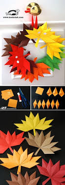 Faltarbeit Basteln Herbst Bastelarbeiten Basteln