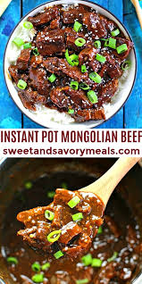 This link is to an external site that may or may not. Instant Pot Mongolian Beef Recipe Video Sweet And Savory Meals