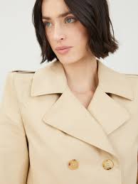 coperni Trench-Jacke mit Schulterpolster Beige auf UNGER.DE