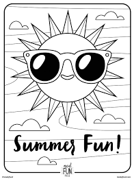 For boys and girls, kids and … Free Printable Coloring Page Summer Fun Crate Kids Blog Summer Coloring Sheets Kids Printable Coloring Pages Cool Coloring Pages