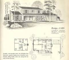 Vintage House Plans 1970s Farmhouse