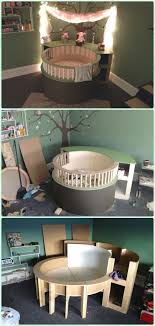 Diy Circle Crib Instruction Diy Baby Crib Projects Free Plans Diy Baby Stuff Baby Decor Baby Girl Room