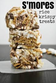 Mallow And Co S Mores Rice Krispy Treats Krispie Treats Recipe Rice Krispy Treats Recipe Desserts
