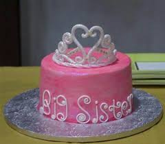 Birthday Cake For Sister Big Sister Cake Babyshower Taart