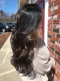Black Hair With Brown Black Hair With Highlights Brown Balayage Hair Inspo Color
