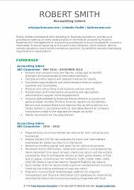 If you have finished your activities, you can download your cv as a pdf file from here. Accounting Intern Resume Samples Qwikresume