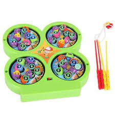 Aa Toys Mainan Anak Fishing Game Small 4 Kolam Mainan Pancingan Ikan Magnet 4 Kolam Mainan Mainan Anak Ikan