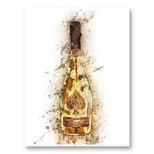 Armand de brignac ace of spades brut gold. Ace Of Spades Brut Gold Champagne Art Print