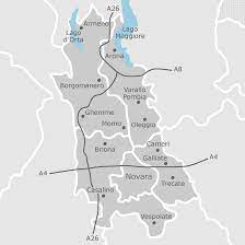 Elenco comuni provincia di novara. Mappa Di Provincia Di Novara Comuni Con Annunci Di Case In Vendita Idealista
