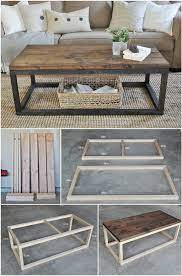 Here are the materials you need to begin with, pipe nipples, end caps, couplings, black iron pipe, polyurethane, danish oil, wood stain, wood filler, gorilla wood glue, and a lot more. 20 Easy Free Plans To Build A Diy Coffee Table Diy Crafts Diy Furniture Easy Diy Coffee Table Plans Wood Crate Furniture