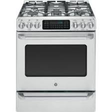 Cafe 6 4 Cu Ft Gas Range With Self Cleaning Convection Oven In Stainless Steel Cgs985setss The Home Depot Dual Fuel Ranges Slide In Range Convection Range