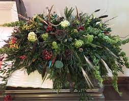 In addition to traditional funeral spray designs, we also offer modern and contemporary style choices, as well as handsome casket sprays for men featuring a modern touch to represent that man. Image Result For Casket Sprays For Men Casket Flowers Funeral Floral Funeral Floral Arrangements