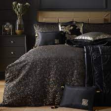 For all else, pay attention to the manufacturer's instructions on the tag. Black Duvet Covers Leopard Print Gold Laurence Llewellyn Bowen Luxury Bedding Ebay