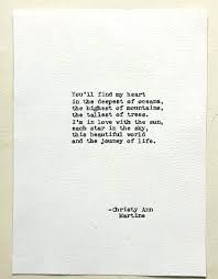 Nature Poem Typed With Antique Typewriter Hi I M Christy A Writer And Poet I Ve Written All Of The Poems You See Nature Quotes Pretty Words Words