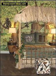 Wild Jungle Animals Safari Decorating Ideas Jungle Bedroom Theme Jungle Bedroom Kids Bedroom Themes