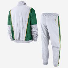 Men's nike heathered charcoal boston celtics courtside shorts. Boston Celtics Courtside City Edition Tracksuit
