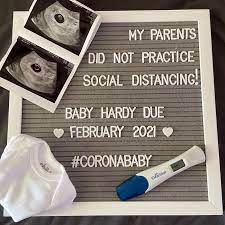 Everyone is waiting patiently for the big announcement and when it finally comes, it warrants nothing less than a ticker tape parade. 33 Couples That Failed At Social Distancing And Revealed These Quarantine Baby Announcements Bored Panda