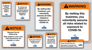 Maybe you would like to learn more about one of these? Parasail Covid 19 Warning Sign And Sticker Water Sports Industry Association
