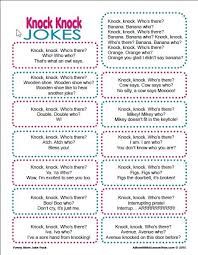 Though some people might find it boring, they are certainly amazing. Knock Knock Jokes For Kids 20 Funny And Printable Jokes Funny Jokes For Kids Jokes For Kids Funny Knock Knock Jokes