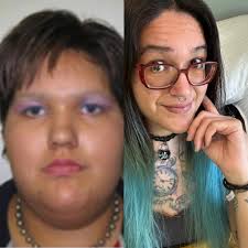 Pictures are 17yrs apart. I'm 33, rather “dull” to some, but I love my  life. I embrace and welcome being a neurodivergent introvert. I tend to my  son (4yrs old, autistic and