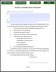 Maybe you would like to learn more about one of these? Request Letter For Bank Credit Reference Free Fillable Pdf Forms Request Letter Reference Letter Reference Letter Template