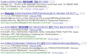 how to find resumes on the internet