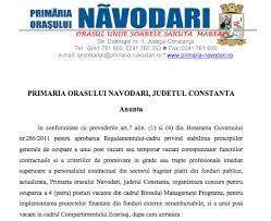 22/1969, orice gestionar are obligatia de a constitui o garantie in numerar. AnunÈ› Organizare Concurs Pentru Ocuparea Post Vacant PrimÄƒria NÄƒvodari