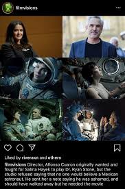 Salma hayek's 10 best movies, according to rotten tomatoes. Movie Details On Twitter Til Alfonso Cuaron Actually Wanted Salma Hayek For The Lead Role In Gravity But The Studio Refused Saying That No One Would Believe A Mexican Astronaut Https T Co Xevxv8wbjt