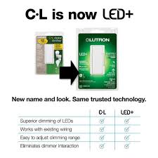 Extend the pull out tab on the front of the dimmer switch connected to the line wire (identified in step 5). Lutron Maestro Led Dimmer Switch Kit For Dimmable Led Halogen And Incandescent Bulbs 3 Way Or Multi Location White Macl 153m Rhw Wh The Home Depot
