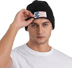 LIICHEES Flag of Newfoundland and Labrador Beanie Hat for Men Women Warm  Cozy Knit Skull Cap Acrylic Winter Hats, Black, One Size : Amazon.ca:  Clothing, Shoes & Accessories