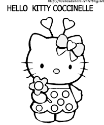 Dessins Gratuits à Colorier - Coloriage Hello Kitty à imprimer