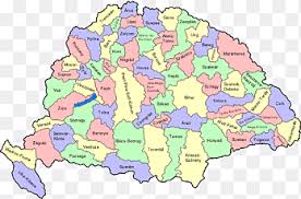 Hungary on a world wall map: Counties Of The Kingdom Of Hungary Map Ruthenians Map Wikimedia Commons World Png Pngegg
