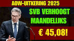 Dutch AOW Benefits 2025: SVB Announces €45.08 Monthly ... - YouTube