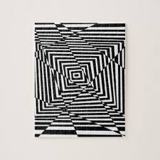 Black And White Puzzle Drawing Black And White Line Illusion Pattern Jigsaw Puzzle Zazzle Com With Images Black And White Lines Black And White Pattern