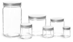 Juvale 3 pack acrylic jars set, plastic apothecary containers with lids, 3 sizes. Sks Bottle Packaging Glass Jars