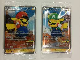 Shipped with usps first class. Zipangu On Twitter Pokemon Card Japanese Xy Mario Luigi Pikachu Promo 294 296 Xy P 4 Cards Set Https T Co Reuw87mylp Pikachu Pokemoncards Https T Co A0cx4mp6gt