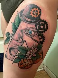 Find the perfect word, quote or message to inspire yourself & others today. A Clockwork Orange Tattoo Done By Creepy Jason At Inked Nyc Tattoos