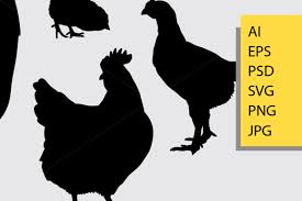 Download Chicken Silhouette Graphic By Cove703 Creative Fabrica Yellowimages Mockups
