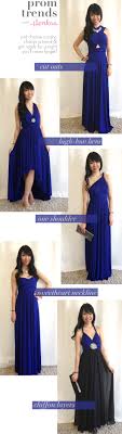 3 Trendy Prom Dress Styles Using An Infinity Dress Multi Way Dress Infinity Dress Prom Trends