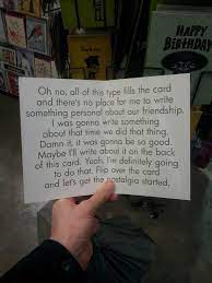 We did not find results for: A Funny Birthday Card For When You Re Not Sure What To Write