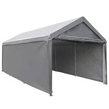 Check spelling or type a new query. Abba Patio Extra Large Heavy Duty Carport With Removable Sidewalls Portable Garage Car Canopy Boat Shelter Tent For Party Wedding Garden Storage Shed 8 Legs 10 X 20 Feet Dark Grey Pricepulse