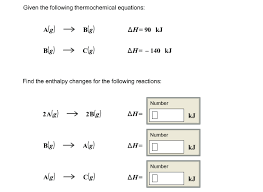 Solved Given The Following Thermochemical Equations A G Chegg Com