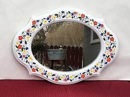Check spelling or type a new query. Floral Oval Mirror Hand Painted Pioneer Woman Theme Bedroom Etsy Amazing Bathrooms Bathroom Tile Floor Designs Bathroom Decor